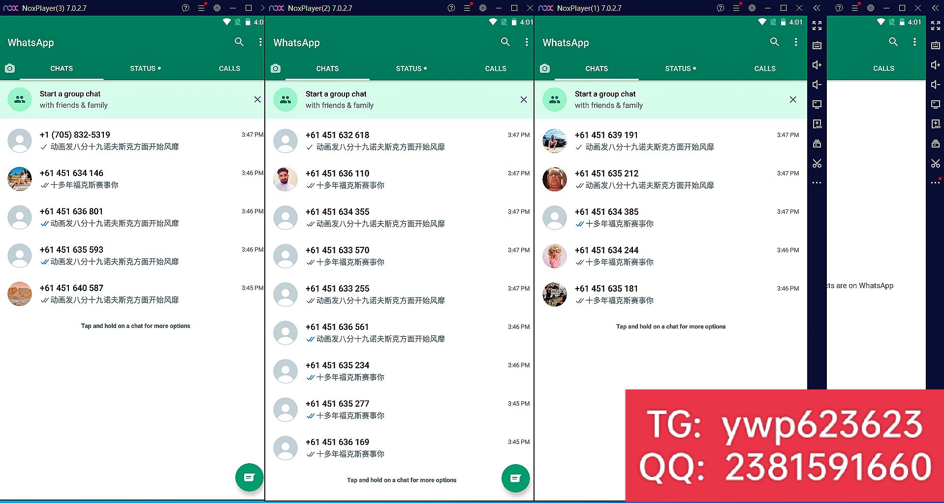 WhatsApp群发软件，秒杀众多软件做到大量群发