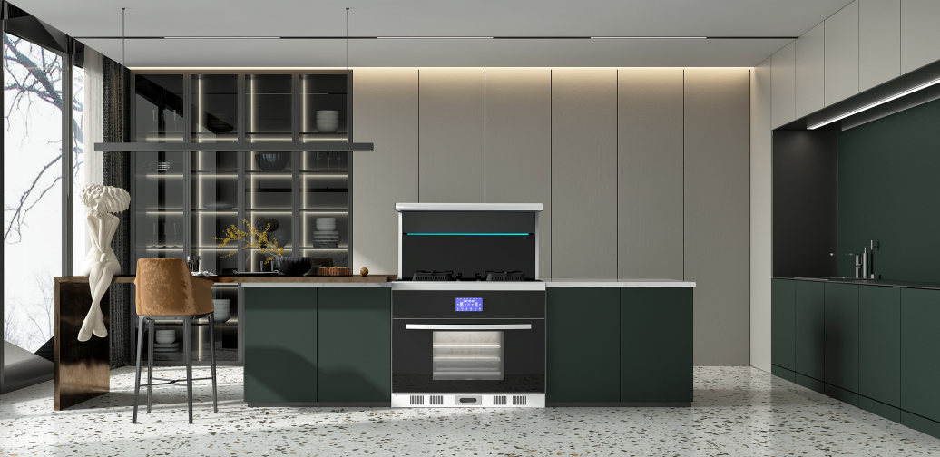 集成灶两大品牌厨壹堂推出智能联动蒸烤集成灶，细节方见品牌匠心