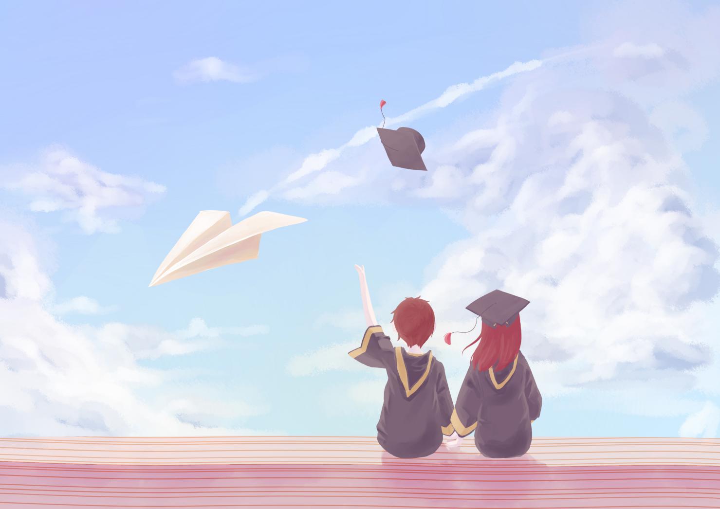 摄图网_401416458_毕业男女(非企业商用)