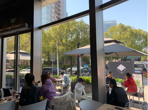 由蒲易创办的GREYBOX COFFEE门店逐渐恢复营业