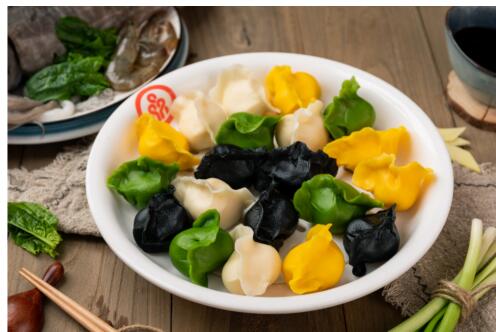 美食美味双合园饺子 鲜香百里挑一好韭菜