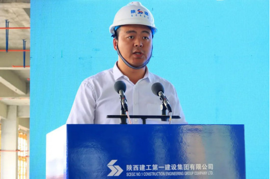 《陕建一建集团2022年“安全生产月”启动仪式在陕西数字医药产业园项目举行》