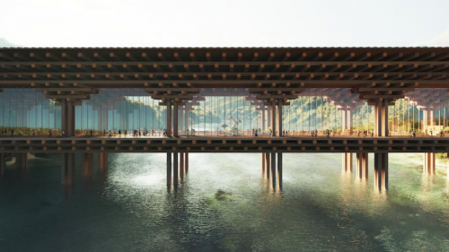 不丹启动桥梁上的城市计划「正念之城」！BIG以传统建筑为灵感，设计永续发展的宜居大桥_https://www.izongheng.net_案例_第6张