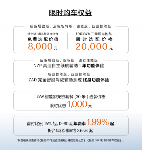 预算20万，极氪007配置让你惊艳！第7张